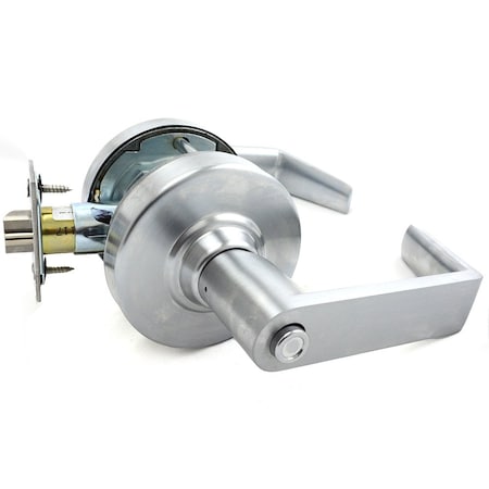 Schlage Commercial ALX Series Grade 2 Entry Office Rhodes Lever Lock with Large Format IC Prep Less Core,  ALX50JRHO626